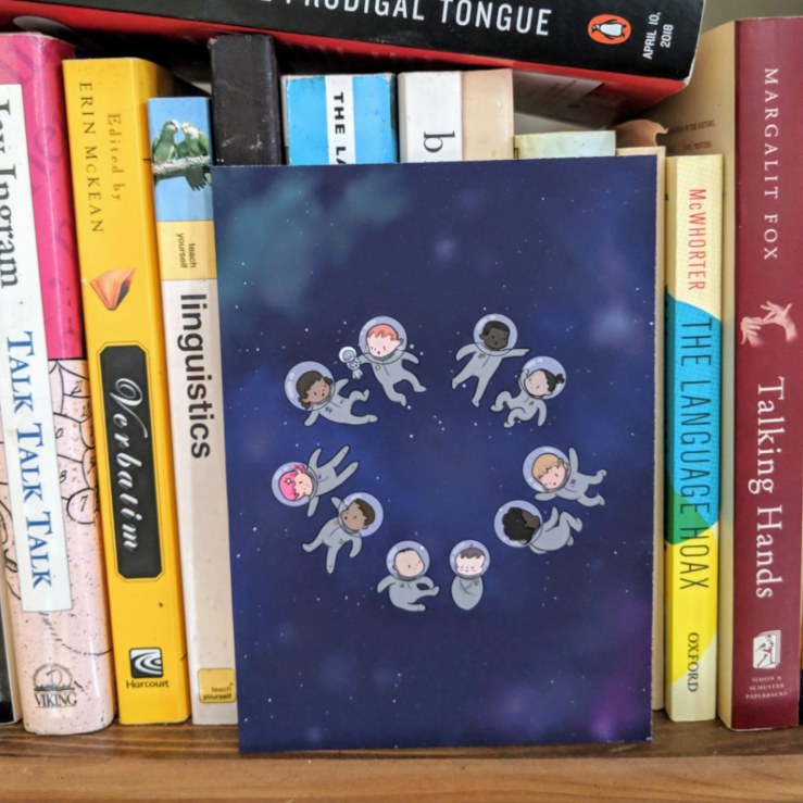 space babies bookshelfie